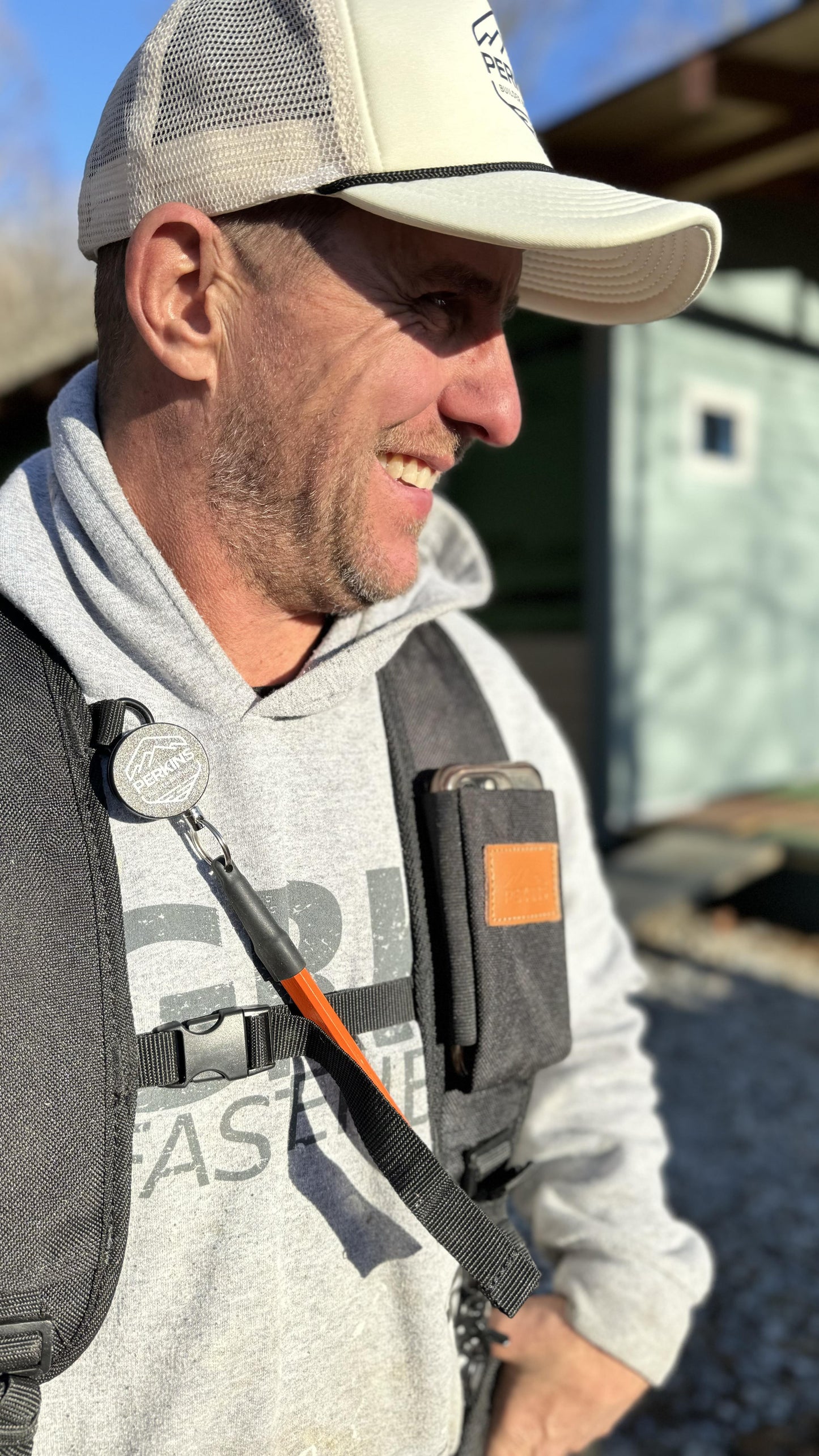 Perkins Builder Brothers Retractable Carpenter Pencil Holder, Black, 3-Pack